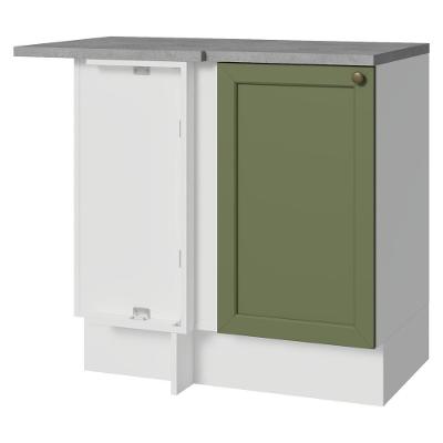 Balcão De Canto 1 Porta Branco/verde Vik Madesa Branco/verde