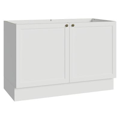 Balcão Gabinete De Pia 120 Cm (sem Tampo) Branco Vik Madesa Branco