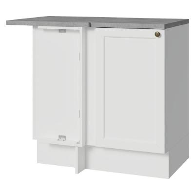 Balcão De Canto 1 Porta Branco Vik Madesa Branco