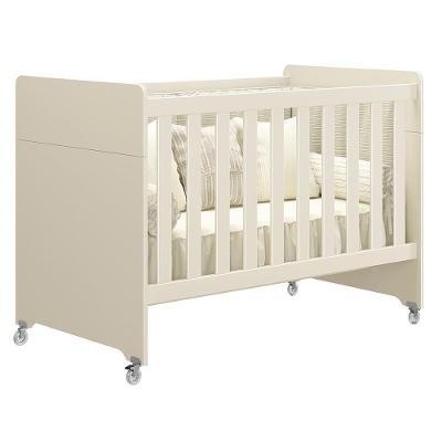 Berço Evolution 4 Em 1 Areia Fosco Com Colchão Para Mini Berço - Reller Móveis Areia Fosco