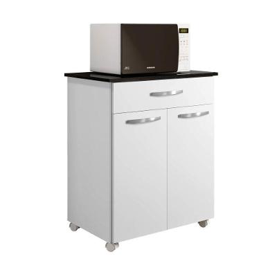 Balcão De Cozinha Girassol Branco 2 Portas 1 Gaveta Kaiki Móveis