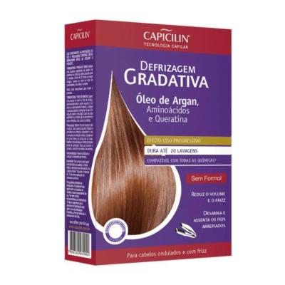 Kit Defrizante Gradativa Capicilin óleo De Argan 190ml