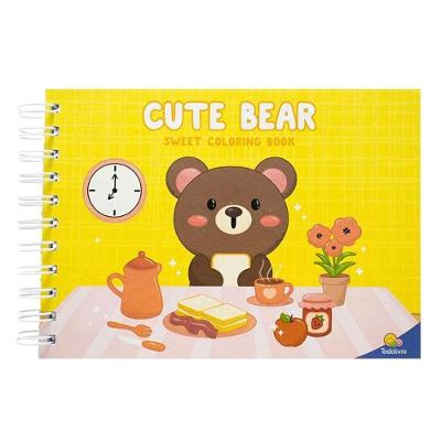Livro Para Colorir Cute Bear Sweet Coloring Book - Todolivro