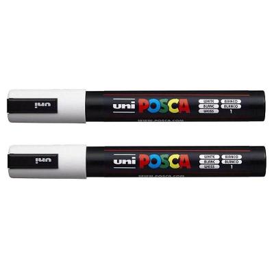 Caneta Marcadora Posca Pc-5m Branca 2 Unidades - Uni