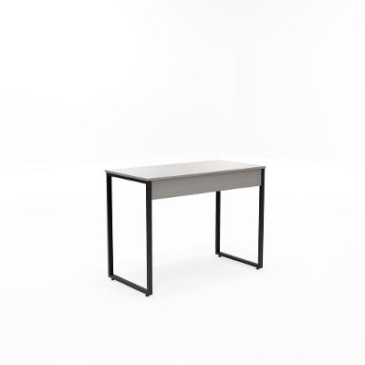 Mesa Home Office Preto E Moca
