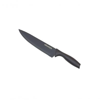 Faca Chefe Inox Antiaderente Preto 8” Mimo Style Ac21050