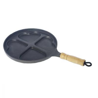 Frigideira Frita 04 Ovos Coração Antiaderente Cabo 23Cm