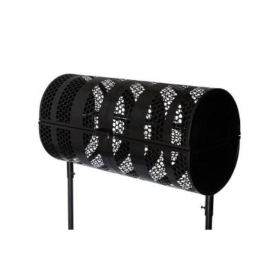 Lixeira De Rua Com Tampa Para Calçada Passeio 1mt 45x40x100cm
