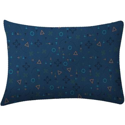 Fronha Avulsa Doce Vida Kids 48x68cm Malha 70% Algodão 30% Poliéster Game Blue