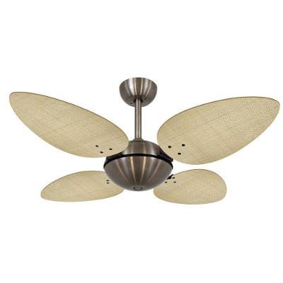 Ventilador De Teto Volare Office Petalo Palmae Natura 110V