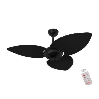 Ventilador De Teto Dormamu Nero Office 3 Pás Preto 110V Com Controle