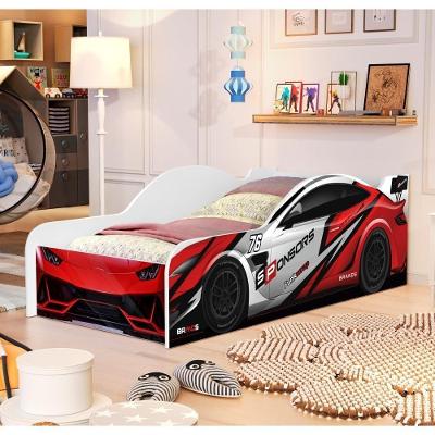 Cama Carro Rally Solteiro Vermelho Full