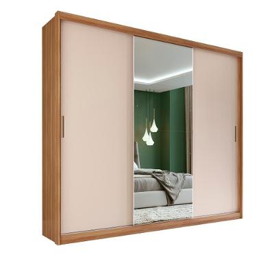 Guarda Roupa Casal 3 Portas Verona Flex Amêndola Off White