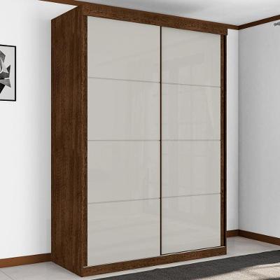 Guarda Roupa Solteiro Belmont 2 Portas Malbec Off White
