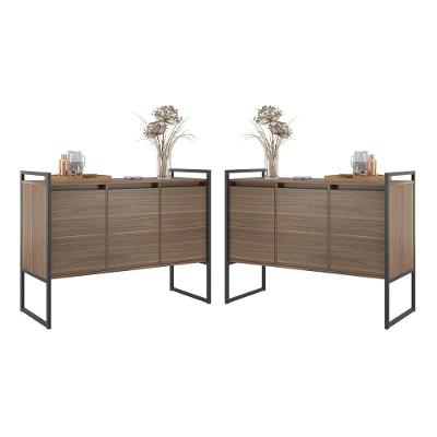 Buffet Industrial 3 Portas Affara Conjunto 2 Unidades