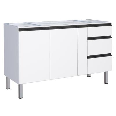 Gabinete De Cozinha Para Pia 2 Portas Cambé Branco