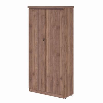 Armario Com 2 Portas 4 Prateleiras Emir Noce