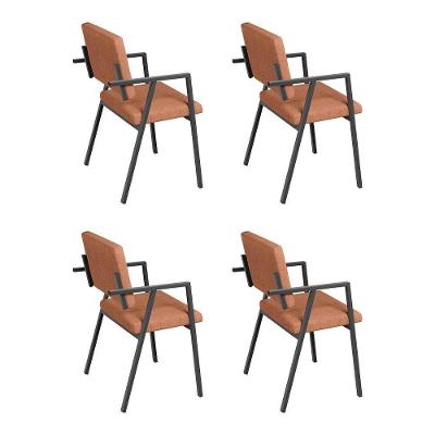 Conjunto 4 Cadeira Podium Plus Terracota