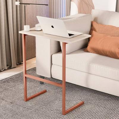 Mesa Notebook Pés Ferro Bolonha Pérola Bronze