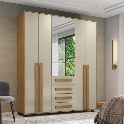 Roupeiro 5 Portas Ragusa Cinamomo Off White