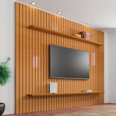 Painel Frisado Para Tvs De 60 Xangai Cinamomo
