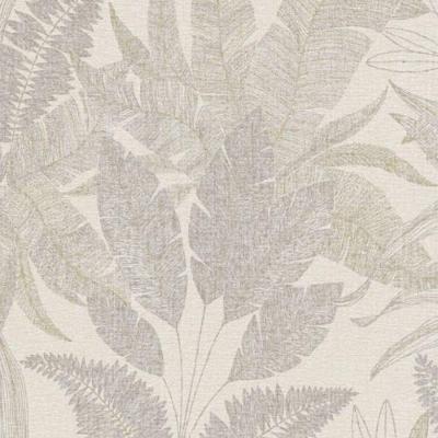 Papel De Parede Stories Of Live Folhagem Bege 396545sl