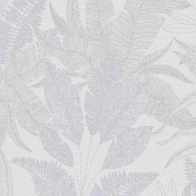 Papel De Parede Stories Of Live Folhagem Cinza 396541sl