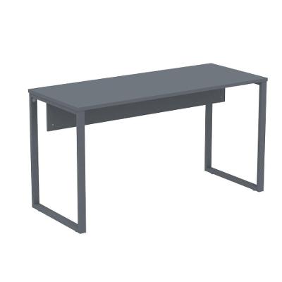 Mesa Escritório P25 Tub Pandin 170 Cm (larg) X 70 Cm (prof) Tampo Mdp Grafito Pé Aço Tubular Grafito