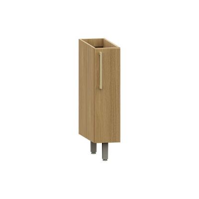 Balcão De Cozinha 20cm 1 Pt Elegance Luciane Móveis Freijó/freijó Brasil