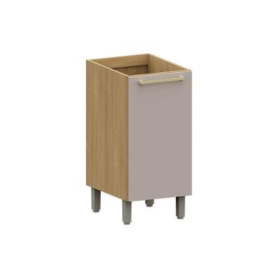 Balcão De Cozinha 40cm 1 Pt Elegance Luciane Móveis Freijó/cinammon