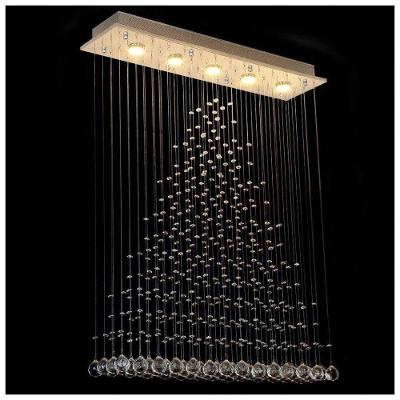 Lustre Para Sala, Quarto, Sala De Jantar, Cozinha, Cristal K9 Base 18x70 80cm