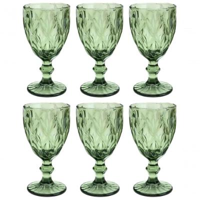 Jogo De Taças Luxx Ellegance 340ml 6 Und Vidro Cristal Green