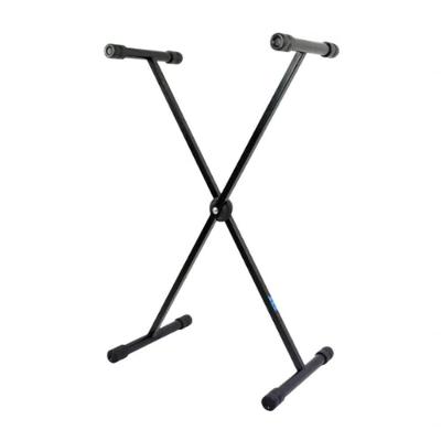 Suporte Para Teclado Preto Cromado Tripe 1m
