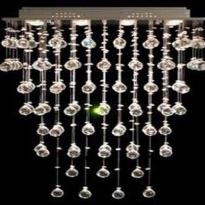 Lustre Para Sala, Cozinha, Sala De Jantar, Hall, Escritório Cristal Base 18x70 60cm