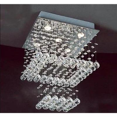 Lustre Para Sala, Quarto, Hall, Sala De Jantar, Cozinha Em Cristal K9 Base 42x42 50cm