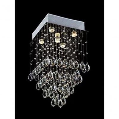 Lustre Para Sala, Quarto, Hall, Sala De Jantar, Cozinha Em Cristal K9 Base 38x38 50cm