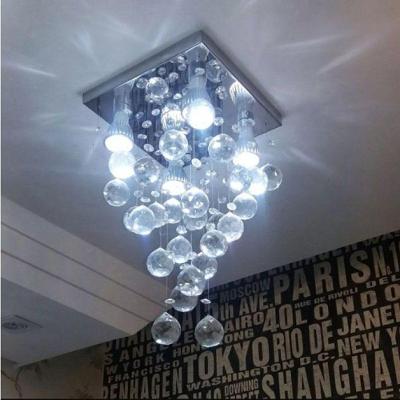 Lustre Para Sala, Quarto, Hall, Sala De Jantar, Cozinha Em Cristal K9 Base 20x20 60cm