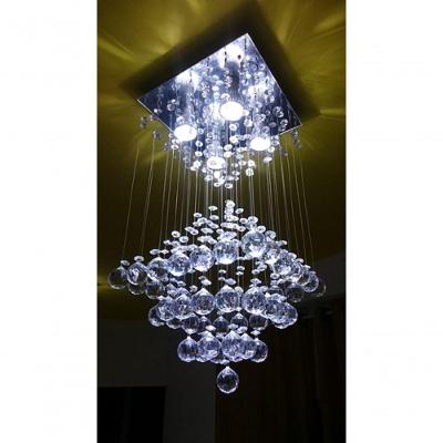 Lustre Para Sala, Quarto, Cozinha, Cristal K9 Base 30x30 60cm
