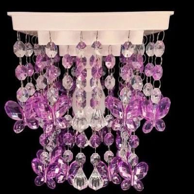Lustre Luminária Para Quarto Infantil Menina Ou Menino Lilás