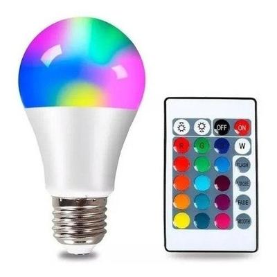 Lampada Led Rgb Alta Luminosidade 12w Bivolt - Com Controle