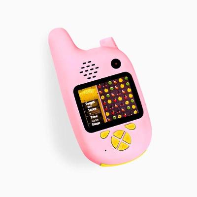Walkie Talkie Infantil Com Câmera Digital Para Crianças - Rosa