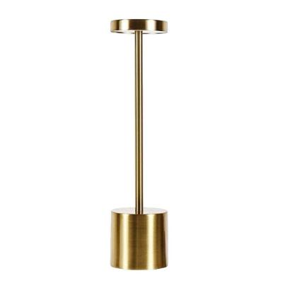 Luminária De Mesa Touch Inteligente Premium Recarregável Dourado