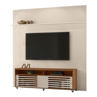 Combo Painel De Tv 60 Polegadas + Rack Frizz New Prestige - 7 Decor Naturale E Off White