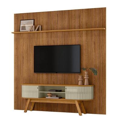 Combo Painel De Tv 60 Polegadas + Rack New Laguna - 7 Decor Cumaru E Opala