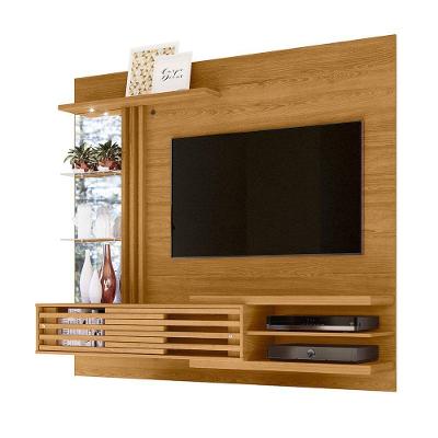Painel Bancada Suspensa Para Tv 60 Polegadas Frizz Supreme 7 Decor Cumaru