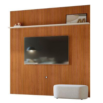 Painel Piso Teto New Guaporé - 7 Decor Cinamomo E Off White