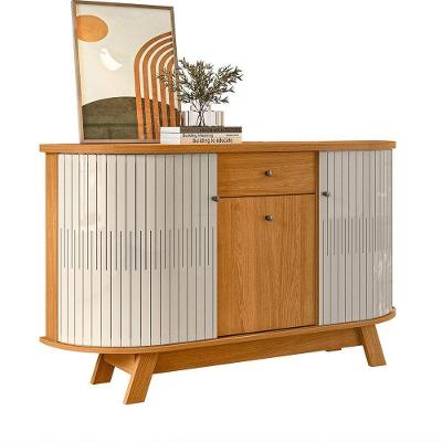 Buffet Aparador Para Sala Monza - 7 Decor Cinamomo E Off White
