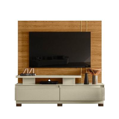 Combo Home Com Pés + Painel Para Tv 60 Polegadas New Apolo - 7 Decor Cumaru E Opala