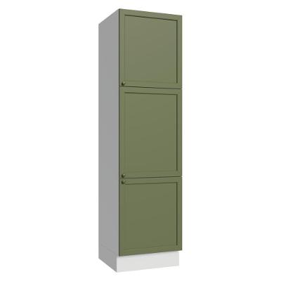 Paneleiro 60 Cm 3 Portas Vik Madesa Branco/verde