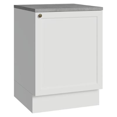 Balcão De Cozinha 60 Cm 1 Porta Branco Vik Madesa Branco